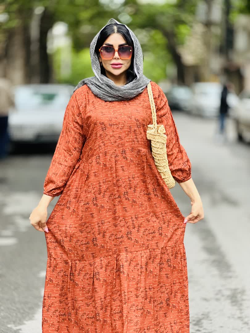پیراهن اطلسی 2568